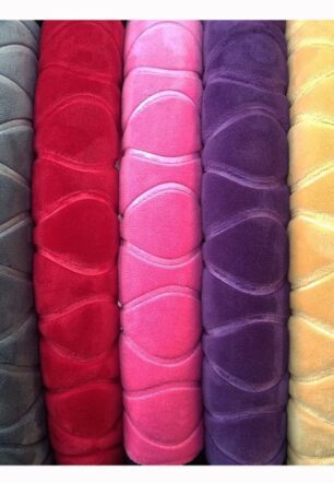 Car plush steering wheel cover