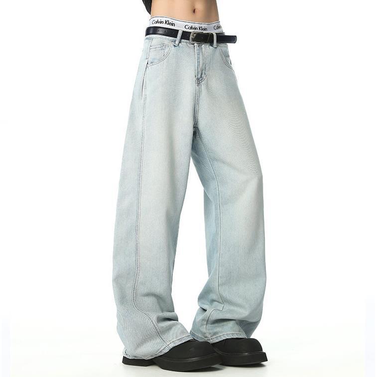 Springsummer Loose-fit Distressed Deconstructed Jeans