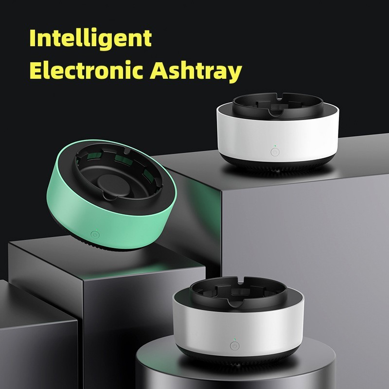 Smoke Removal Air Purification Ashtray Anion Purification Practical Automatic Purifier Ashtray Portable Gadgets For Car Ashtray - Image 3