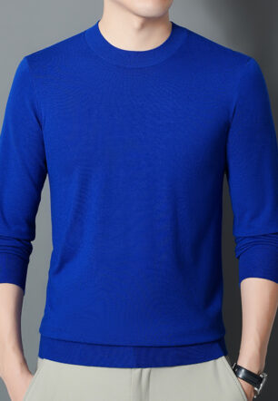 Pullover Solid-color Thermal Base Layer