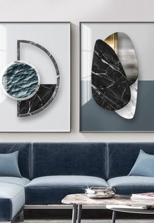 Abstract Geometric Canvas Painting Picture Home Decor Wall Poster