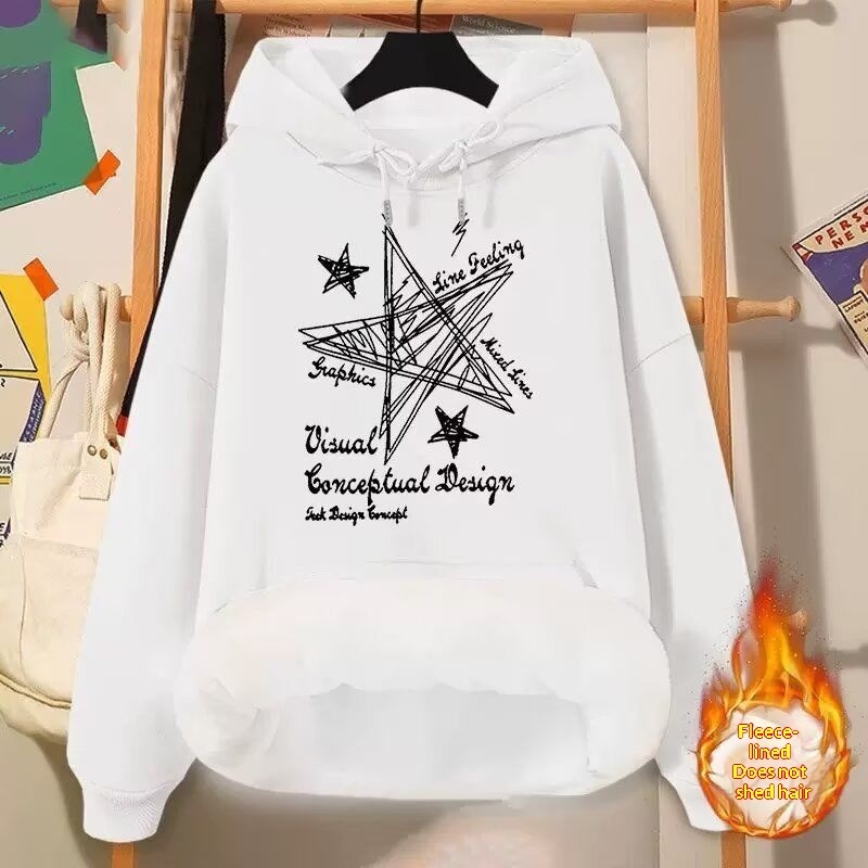 Men's Crewneck Hoodie With Hood - Image 3