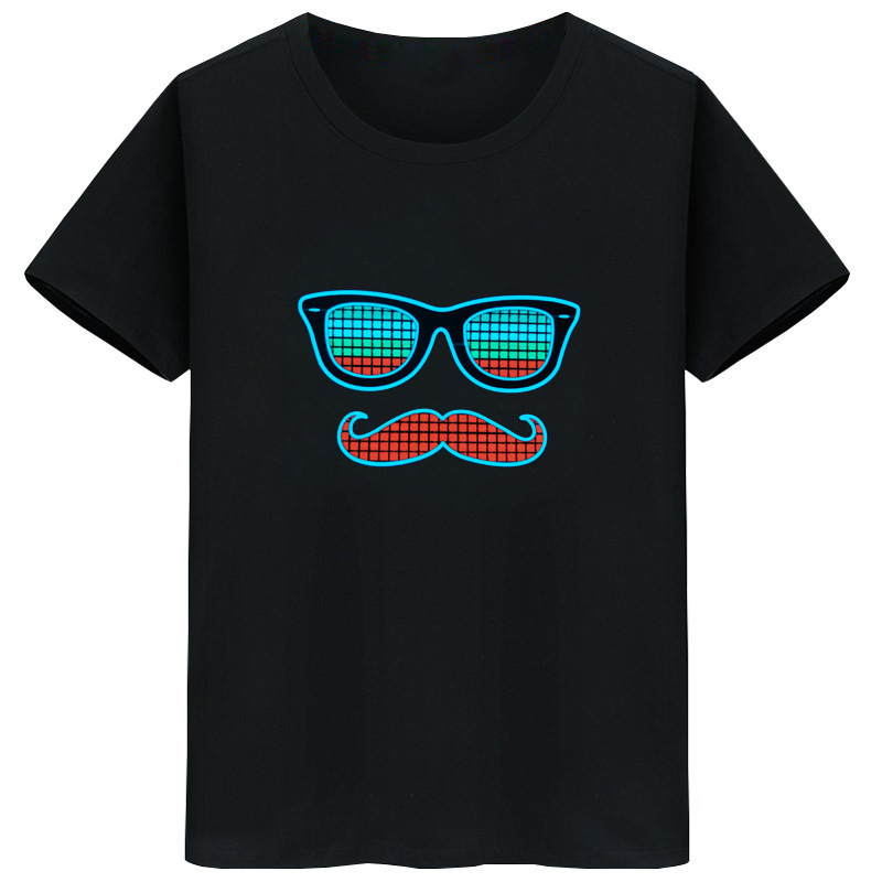 LED-lit Short-sleeve T-shirt Shirt - Image 6