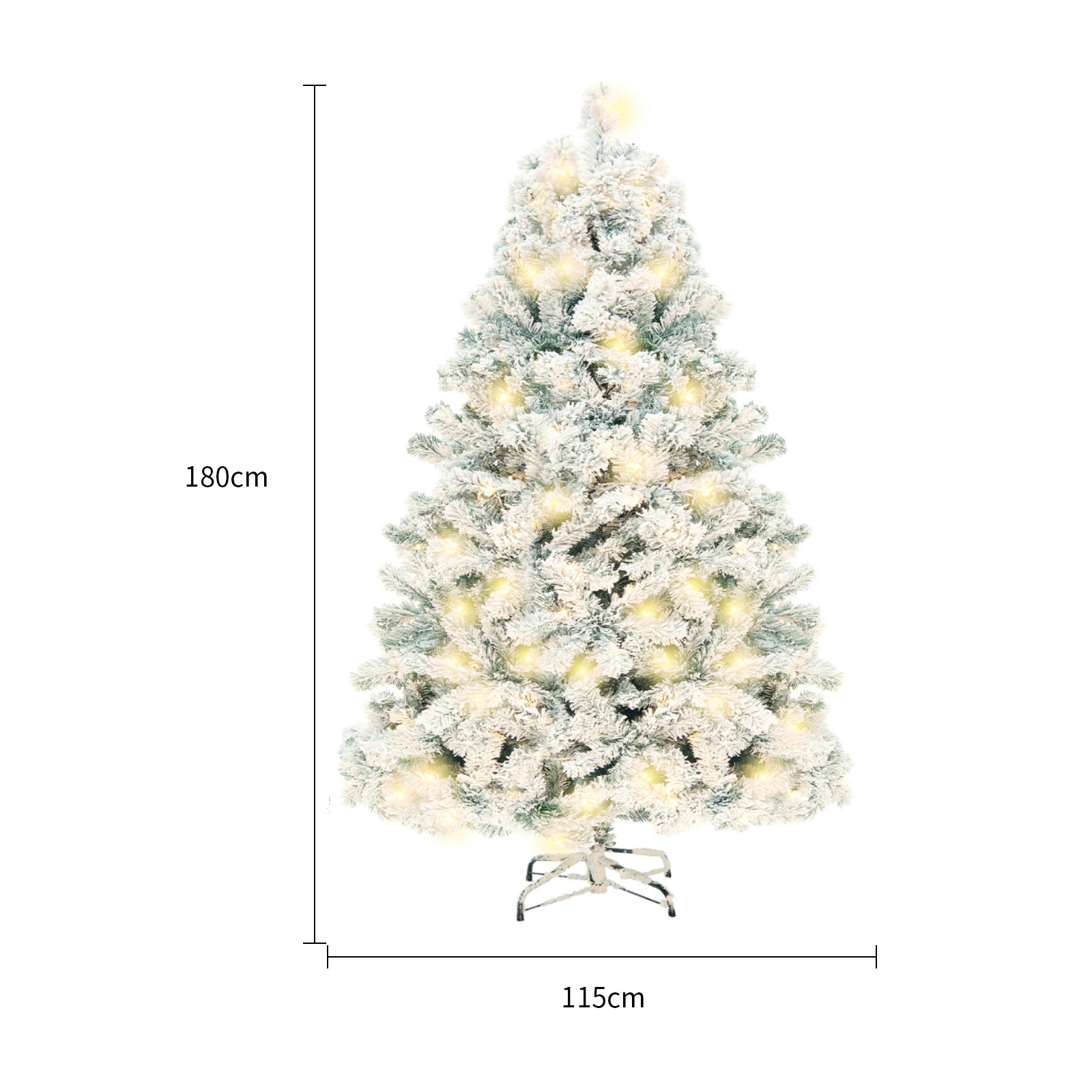 Christmas Tree PVC Artificial Snow Christmas Tree Mall Window Decoration Tree Cedar Christmas Tree Christmas Decoration Supplies - Image 6