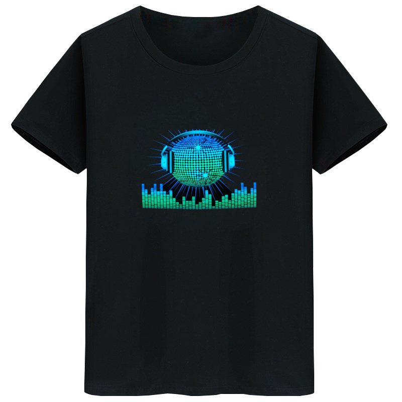 LED-lit Short-sleeve T-shirt Shirt - Image 11
