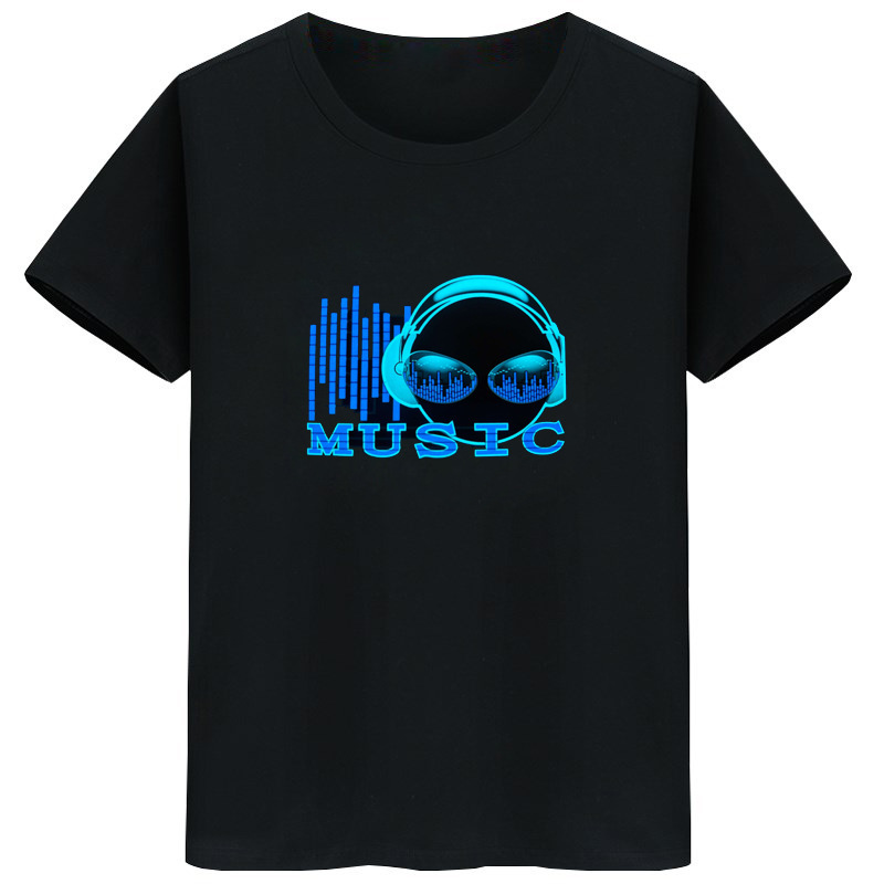 LED-lit Short-sleeve T-shirt Shirt - Image 8