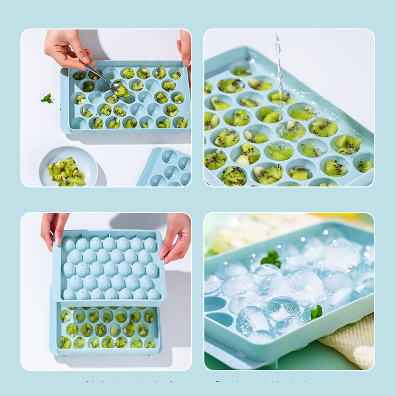 Ice Tray 3D Round Ice Molds Home Bar Party Use Round Ball Ice Cube Makers Kitchen DIY Ice Cream Moulds - Image 11