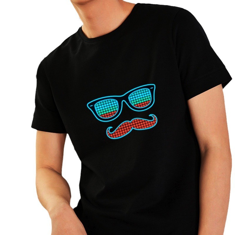 LED-lit Short-sleeve T-shirt Shirt - Image 4