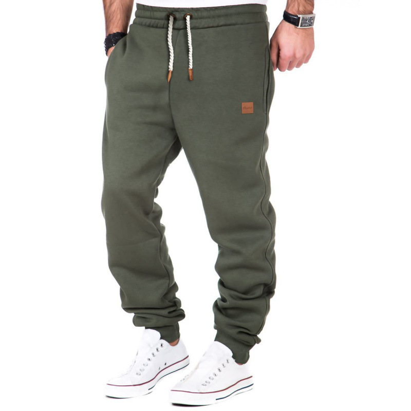 Mens AutumnWinter Patchwork Training Sweatpants - Image 4