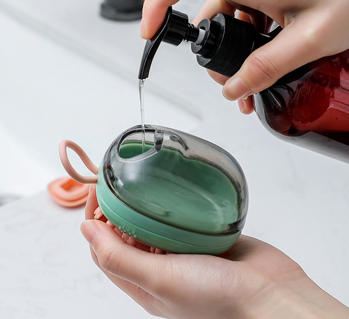 New 2 In 1 Pet Cat Dog Cleaning Bathing Massage Shampoo Soap Dispensing Grooming Brush Pets Supplies - Image 10