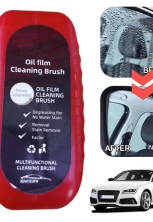 Automotive Oil Film Cleaning Brush Windshield Car Glass Sponge Cleaner Universal Removes Dirt Glass Cleaning Wipe Board Tool