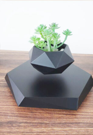 Floating Magnetic Levitating Flower Pot Bonsai Air Plant Pot Planter Potted For Home Office Desk Decor Creative Gift