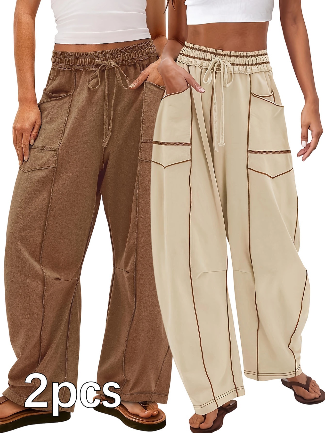 Women's Summer Loose Wide-leg Casual Pants - Image 4