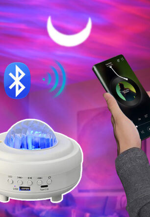 Galaxy Star Projector Bluetooth LED Night Light Starry Sky Projector Night Lamp Room Decor Kids Christmas Birthday Gift